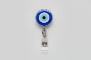 evil eye badge reel